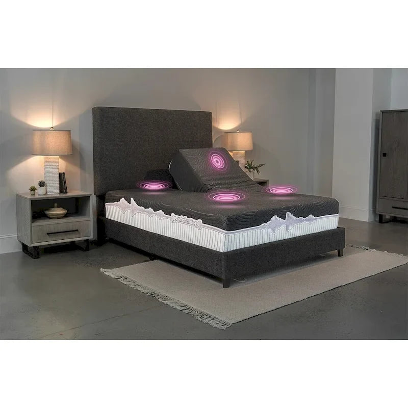 Matelas Flex Top et sommier réglable avec système de son haptique