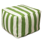 Grand pouf à rayures verticales – Intérieur et extérieur
