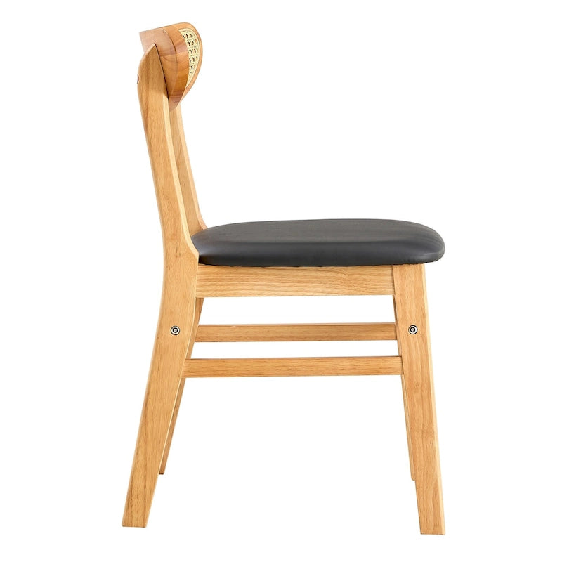 Chaise de salle à manger en bois massif