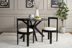 SAFAVIEH Home Estes 19-inch Round Dining Chair [SET of 2] - 20Wx21Dx33H