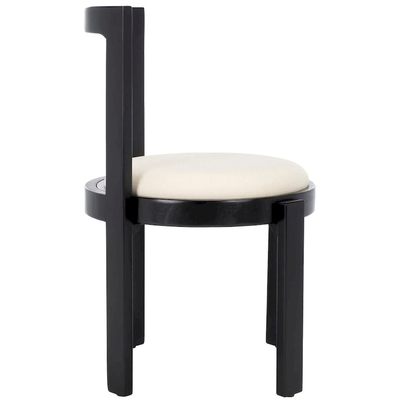 Chaise de salle à manger ronde de 48 cm, lot de 2 (51 cm L x 53 cm P x 84 cm H)