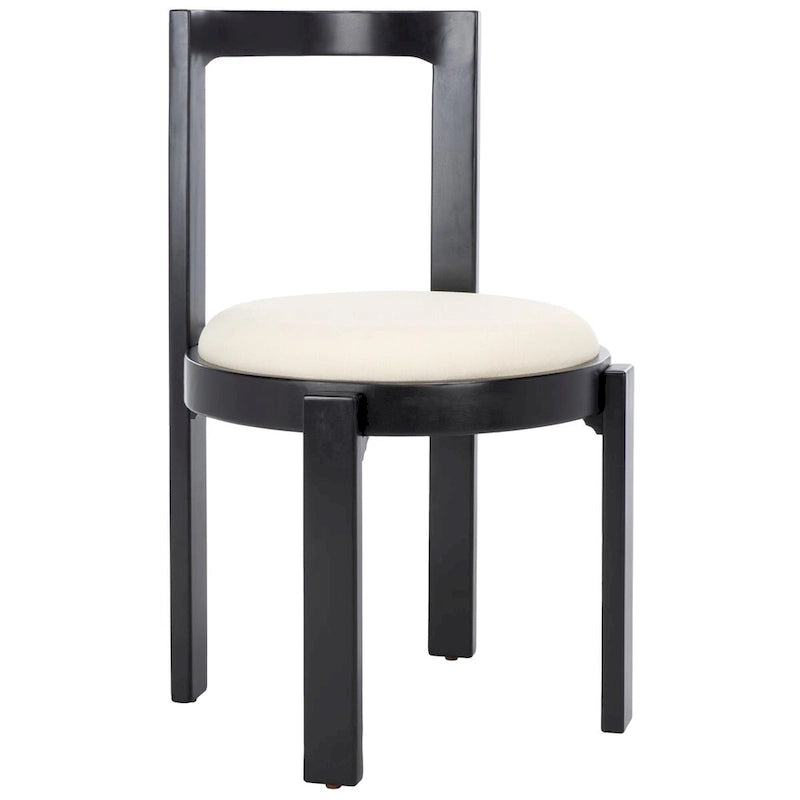 Chaise de salle à manger ronde de 48 cm, lot de 2 (51 cm L x 53 cm P x 84 cm H)