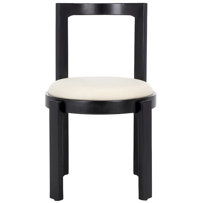 Chaise de salle à manger ronde de 48 cm, lot de 2 (51 cm L x 53 cm P x 84 cm H)