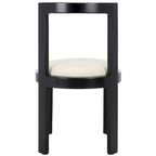Chaise de salle à manger ronde de 48 cm, lot de 2 (51 cm L x 53 cm P x 84 cm H)
