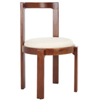 Chaise de salle à manger ronde de 48 cm, lot de 2 (51 cm L x 53 cm P x 84 cm H)