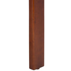 Chaise de salle à manger ronde de 48 cm, lot de 2 (51 cm L x 53 cm P x 84 cm H)