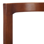 Chaise de salle à manger ronde de 48 cm, lot de 2 (51 cm L x 53 cm P x 84 cm H)