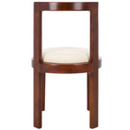 Chaise de salle à manger ronde de 48 cm, lot de 2 (51 cm L x 53 cm P x 84 cm H)