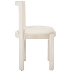 Chaise de salle à manger ronde de 48 cm, lot de 2 (51 cm L x 53 cm P x 84 cm H)